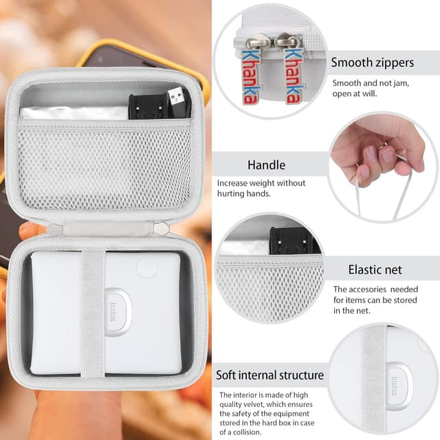 Detalle 2 de Hard travel case for Instax Square Link