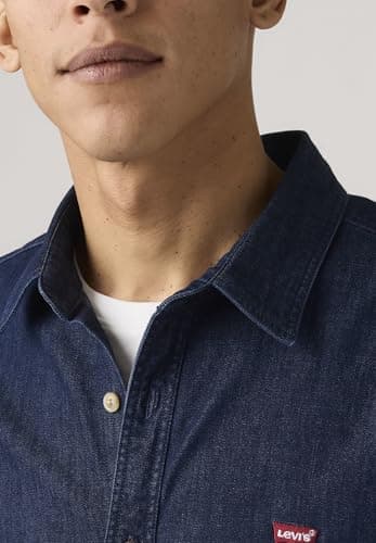 Detalle 2 de Levi's LS Battery Hm Shirt Slim Mookie Dark Wash XL