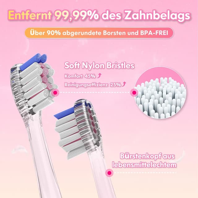 Thumbnail 4 de Elektrische Zahnbürste Kinder Einhorn Rosa 24000 VPM