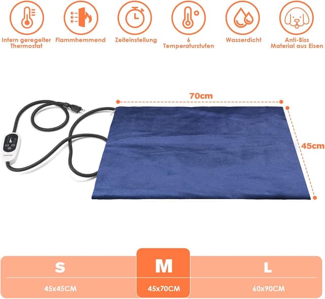 Thumbnail 6 de acetek Haustier Heizdecke 45 × 70 cm