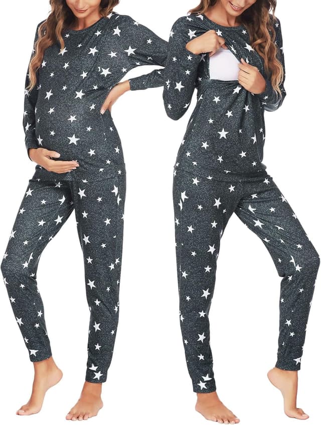 Thumbnail 6 de Ekouaer Pigiama premaman 2 pezzi S-XXL