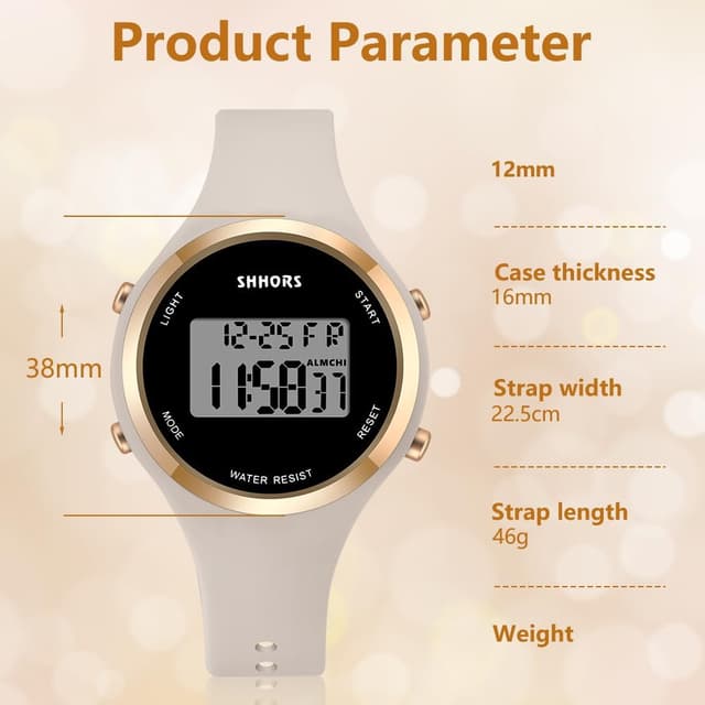 Thumbnail 1 de AOOSU Orologio Digitale da Donna