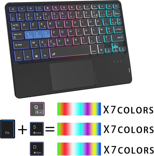 Thumbnail 5 de VANKEYPAD Étui clavier 11" Galaxy Tab A9+