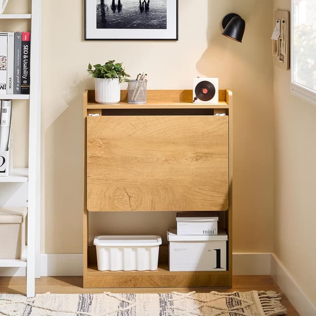 Detalle 2 de SoBuy FWT92-N bureau gaming pliable 64x58x82 cm