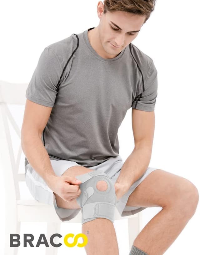 Detalle de Bracoo KS10 ginocchiera ortopedica regolabile in neoprene per sport e uso quotidiano