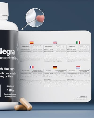 Thumbnail 6 de Maca Negra Peruana 100% Pura 32.000mg Ultraconcentrada Andina de NUTRIBRAIN