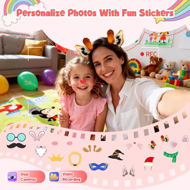 Thumbnail 3 de Kids Smart Phone Mini Toddler Cell Phone for Girls