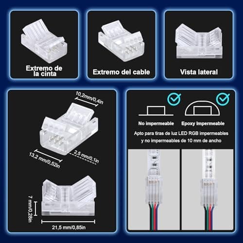 Thumbnail 5 de Câble de rallonge LED 4PIN 5 m ⚡