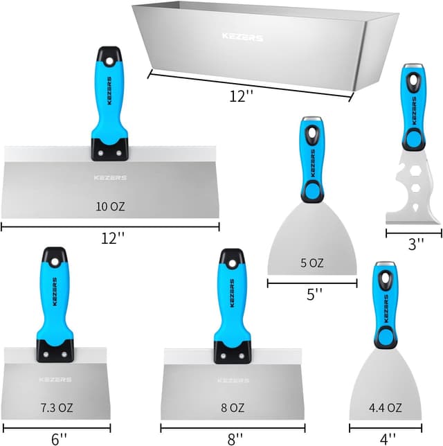 Detalle 2 de KEZERS Drywall Tool Kit 7-Piece