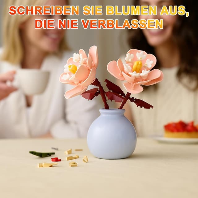 Thumbnail 3 de runpeak Klemmbausteine Blumen Set – Dekorative Bausteine für Zuhause