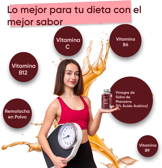 Thumbnail 1 de Gominolas Keto de Vinagre de Manzana con Vitaminas 🍏