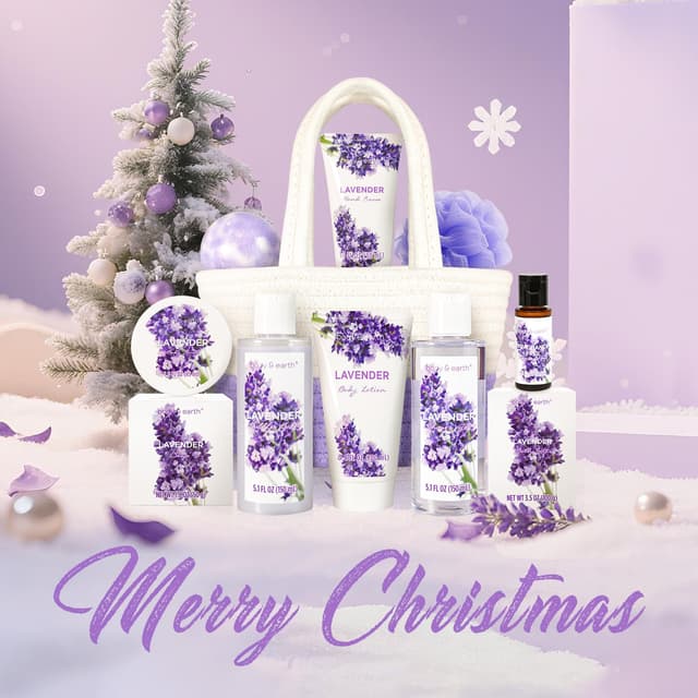 Thumbnail 5 de BODY & EARTH Spa Gift Basket 11pcs Lavender
