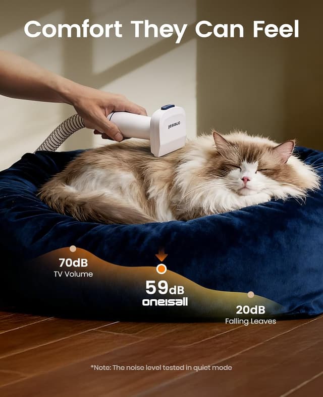 Detalle 2 de oneisall Cozy SE 2 dog grooming vacuum 15000Pa