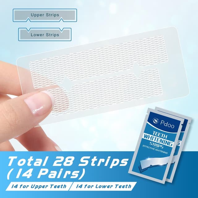Detalle 2 de Whitening Strips for Sensitive Teeth (14 treatments) – Gentle formula for daily use