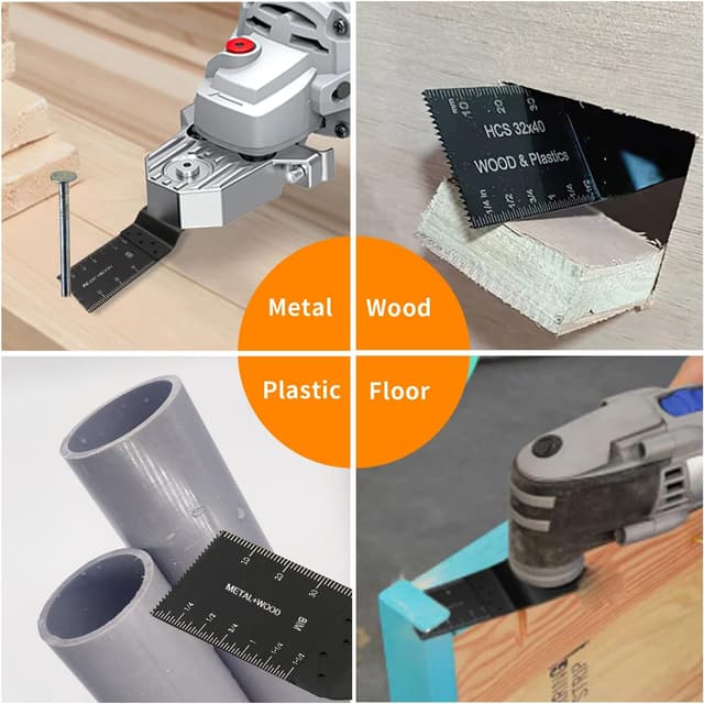 Thumbnail 5 de Meff-Mluk 50Pcs Oscillating Saw Blades Kit 🪚