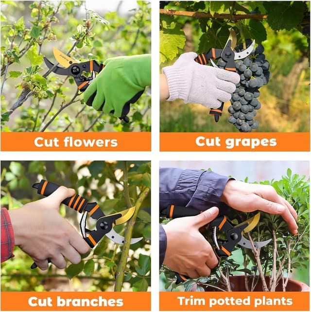 Thumbnail 4 de JiveSnip Premium Titanium Garden Secateurs – Bypass secateurs ✂