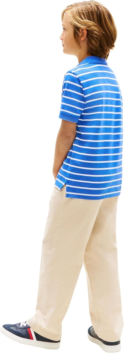 Detalle de Tommy Hilfiger Flag Polo SS Kb0kb09103 per bambini e ragazzi (confezione da 1)