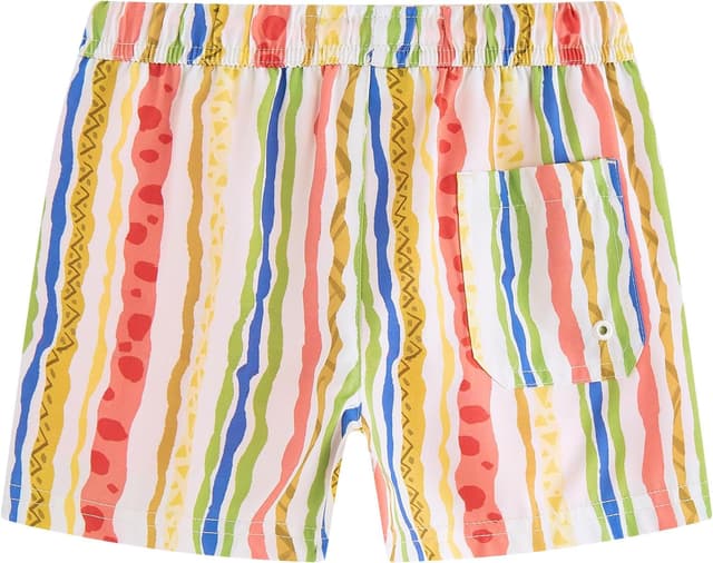 Detalle 2 de MaaMgic Badehose Jungen Badeshorts Kinder (2-in-1) – schnelltrocknend mit Kompressions-Innenhose