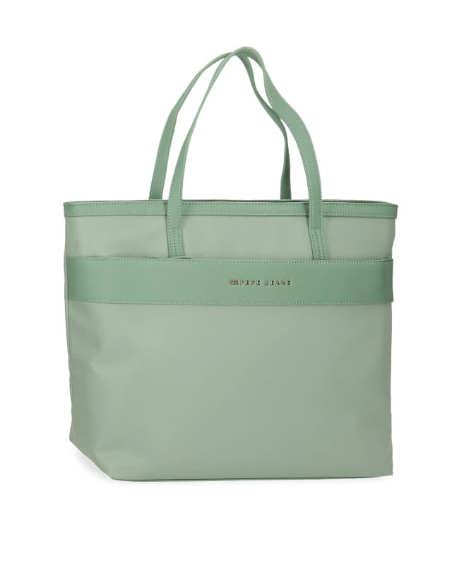 Detalle de Pepe Jeans Morgan bolso tote con doble asa
