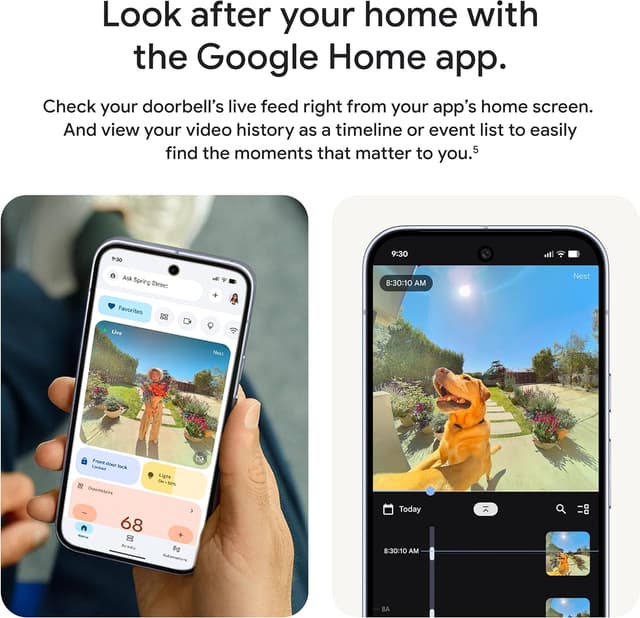 Detalle 2 de Google Nest Doorbell (Wired, 3rd Gen) 2K