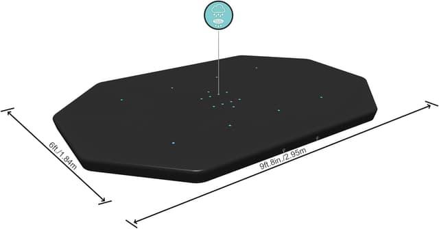 Thumbnail 2 de Bestway Cobertor de Invierno para Piscinas Ovaladas 305x184 cm