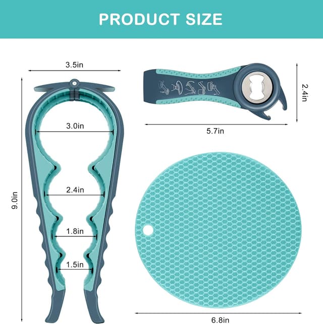 Thumbnail 5 de 5-in-1 Jar Opener for Arthritis 🥫