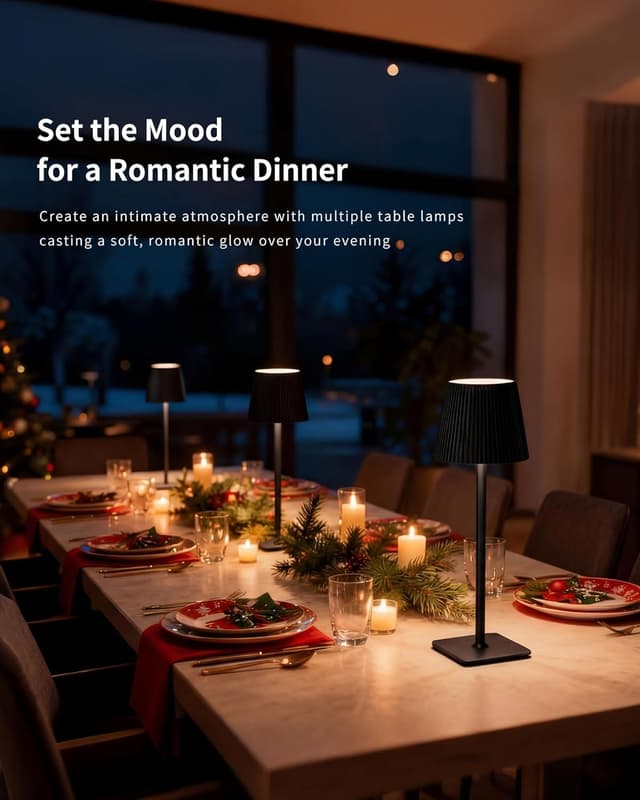 Thumbnail 3 de LuminexDesigns Lámparas de Mesa LED Inalámbricas 5200 mAh