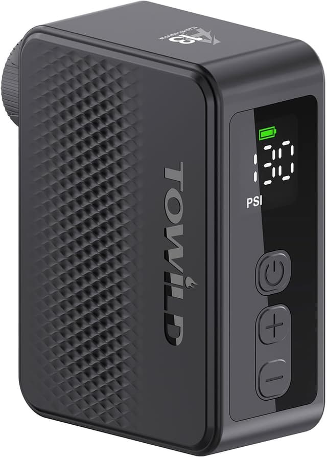 Detalle de TOWILD A13 electric bike pump 130 PSI