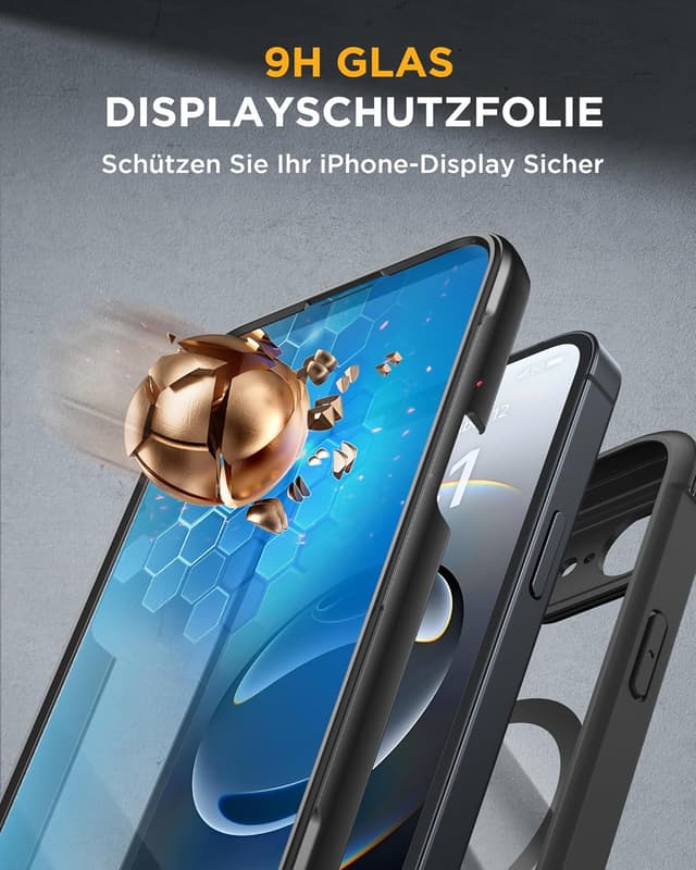 Detalle de iPhone 17e Hülle 360° Schutz von Miracase