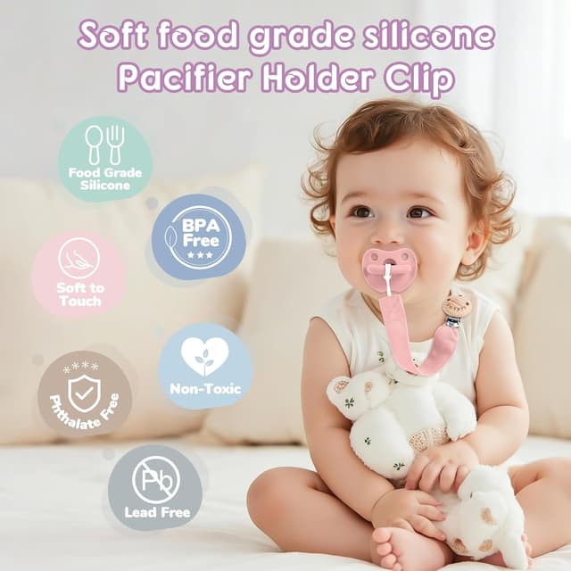 Detalle 2 de Baby dummy clip set 2 pack