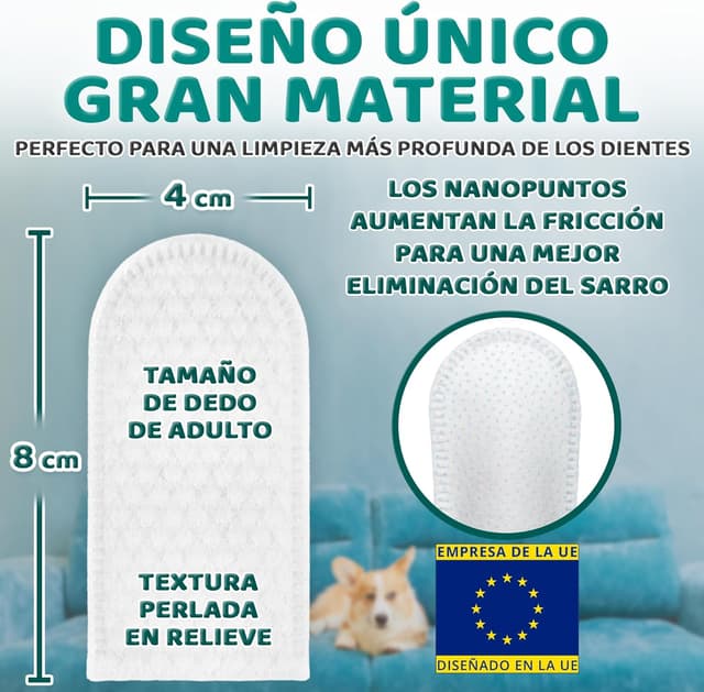 Thumbnail 5 de EcoEarth Toallitas dentales mascotas 100 uds