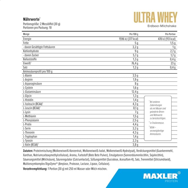 Thumbnail 4 de Maxler Ultra Whey Protein whey isolate 30 g