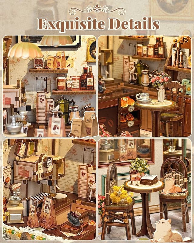 Thumbnail 5 de CUTEBEE Book Nook Kit DIY miniature book nook