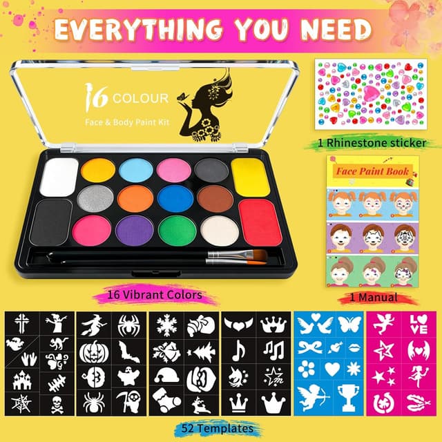 Thumbnail 3 de Mekkyes Truccabimbi Kit 16 colori 💄