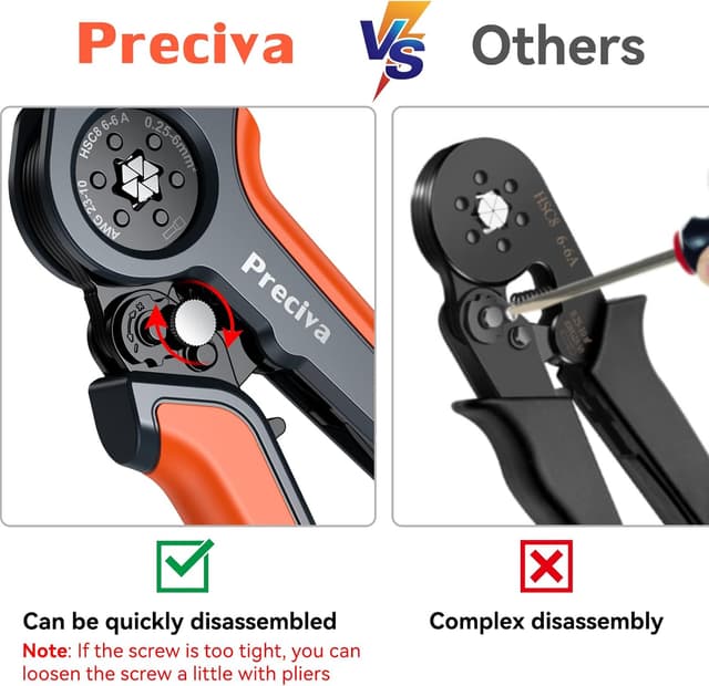 Thumbnail 2 de Preciva Ferrule Crimping Tool 0.25–6mm²
