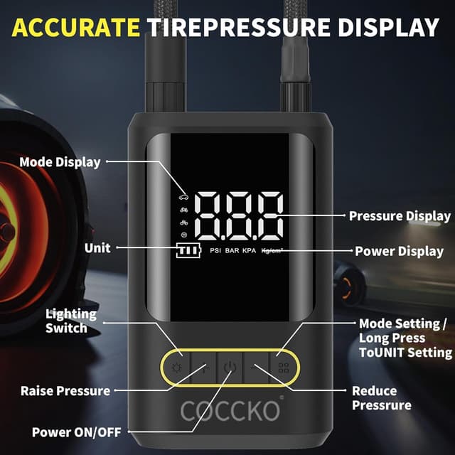 Thumbnail 5 de COCCKO Kompressor Auto 150 PSI Akku Mini