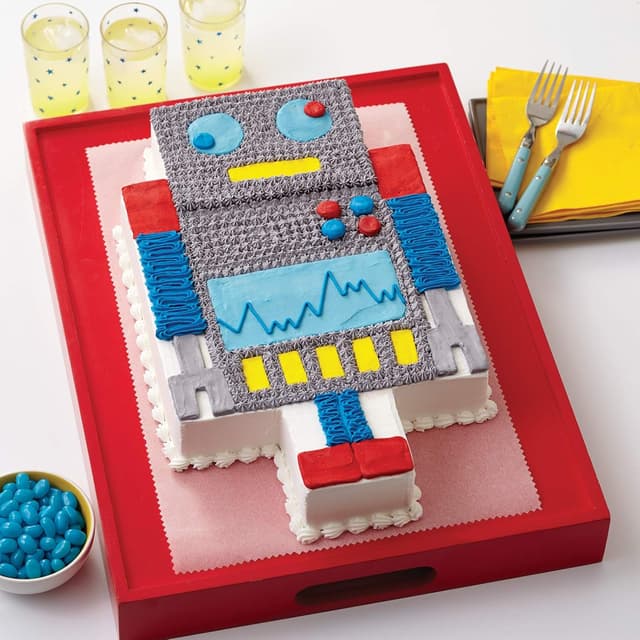 Detalle 2 de Wilton Buchstaben und Zahlen Verstellbare Antihaft-Kuchenform 10-teilig