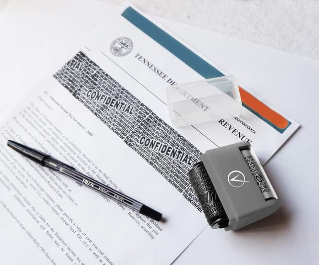 Detalle 2 de Vantamo Address Blocker Stamp 6 refills 🖋