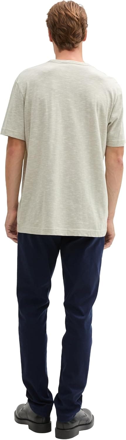 Detalle de TOM TAILOR 1044398 pantaloni da uomo in cotone con leggero elastico