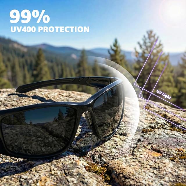 Detalle de Myiaur Photochromic Running Sunglasses with Polarised UV400 Lenses