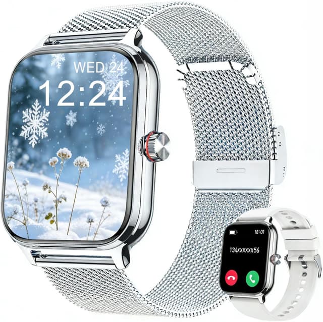 Imagen de Smartwatch LODIMEKE per uomo e donna: chiamate Bluetooth, frequenza cardiaca, qualità del sonno e IP67 en OfertitasTOP