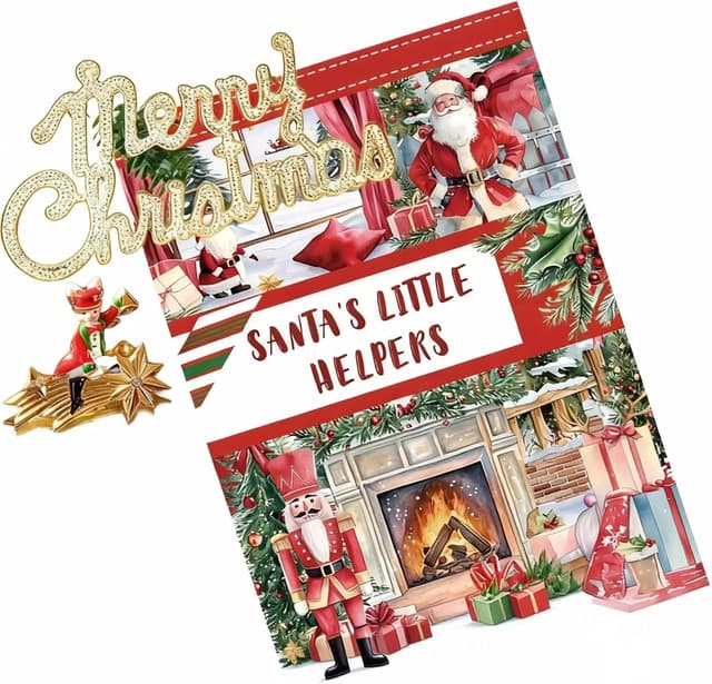 Detalle de Snylcce Christmas Helper Sticker Book – all-in-one festive sticker pack for planners, diaries & projects