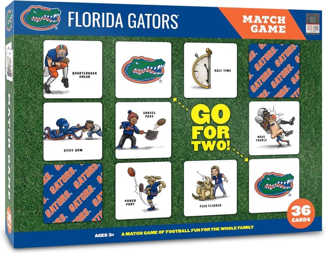 Detalle de YouTheFan NCAA Officially-Licensed Memory Match Game (Team-Specific Cards)