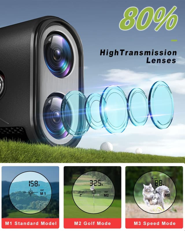 Detalle de 1200 Yards Range Finder Golf 7X with Slope