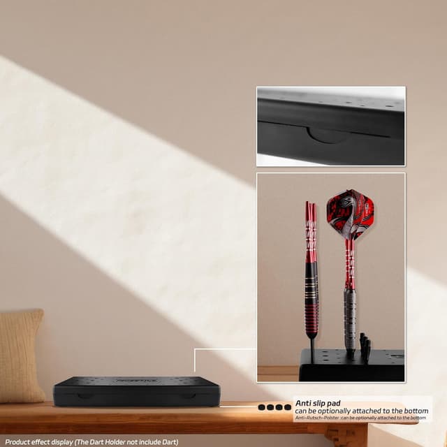 Detalle 2 de CyeeLife Darts Station 52 Dart Display Stand with Case Dual-use