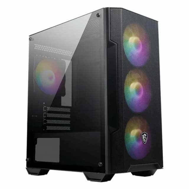 Imagen de MSI MAG FORGE M100A RGB torre negra con ventana en OfertitasTOP