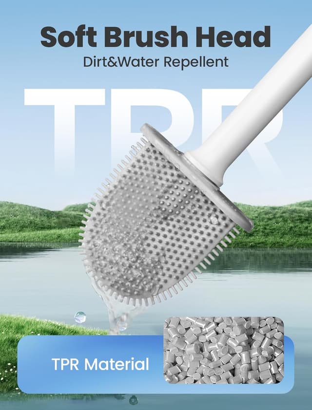 Thumbnail 2 de NEUTYPECHIC Brosse Toilettes Silicone Amovible