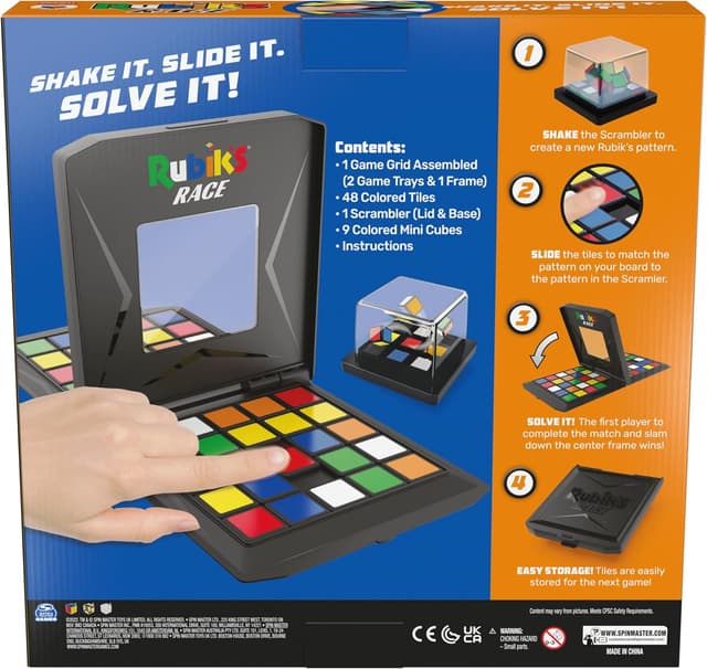 Detalle de Rubik’s Race Classic strategy game 2-player