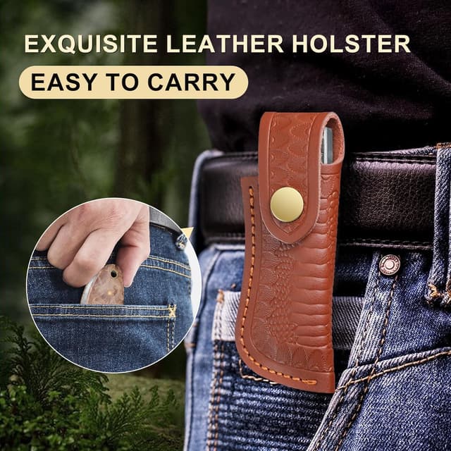 Detalle 2 de Freelander Klappmesser 7 cm Klinge aus 5CR15