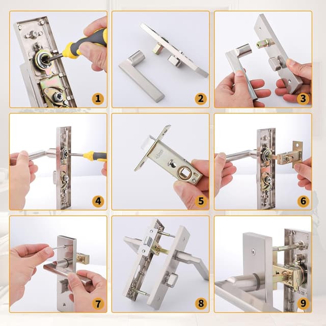 Thumbnail 3 de Pimoys LIHSD8578K 45mm tubular latch for internal doors 🔒